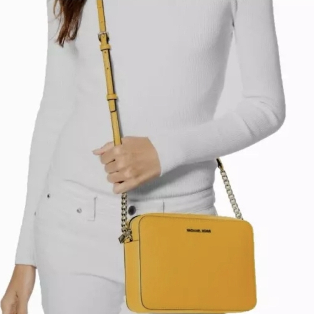 Michael Kors Yellow Crossbody Bag